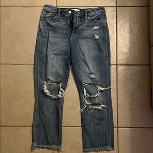 Flying Monkey Distressed Boyfriend Jeans